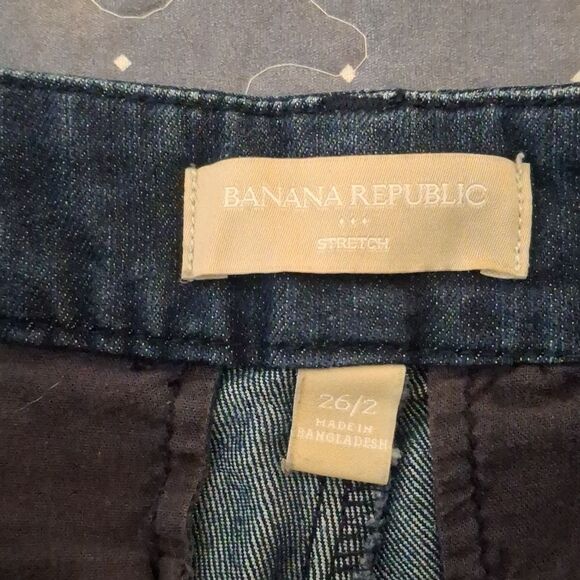 Banana Republic Blue Jean Shorts size 2 - Picture 2 of 5